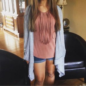 Medium Grey American Eagle Cardigan